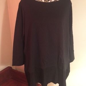 Land’s End black tunic W large 14/16